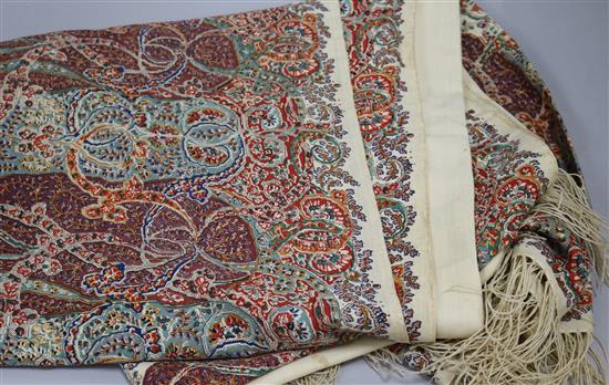A Victorian Paisley summer shawl